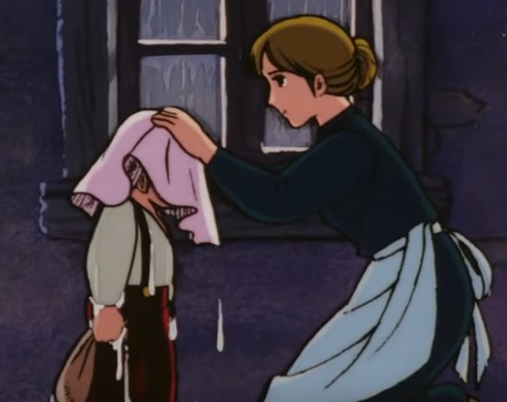 la dame l'enfant